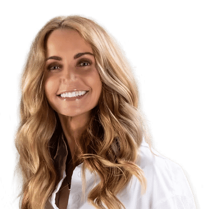 Portrait of Kati, a professional stylist at Headlines The Salon, showcasing their expertise and style.