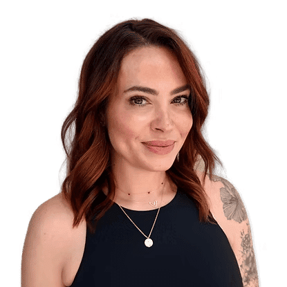 Portrait of Tori, a professional stylist at Headlines The Salon, showcasing their expertise and style.